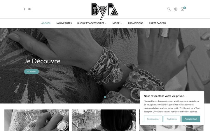 Screenshot of bypa.be
