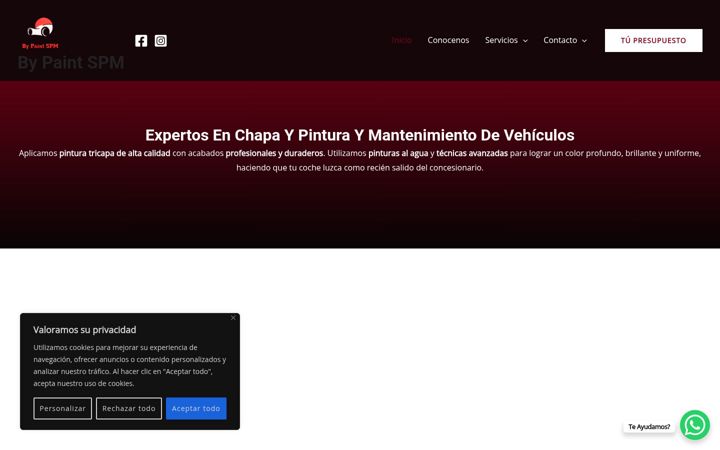 Екранна снимка на bypaintspm.es