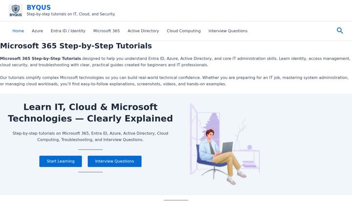 Screenshot of byqus.com