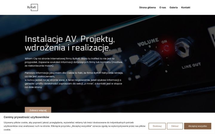 Screenshot of byrafi.pl
