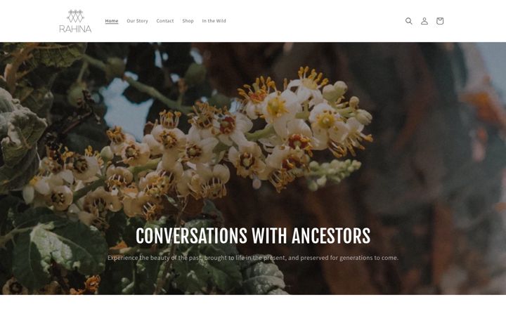 Screenshot of byrahina.com