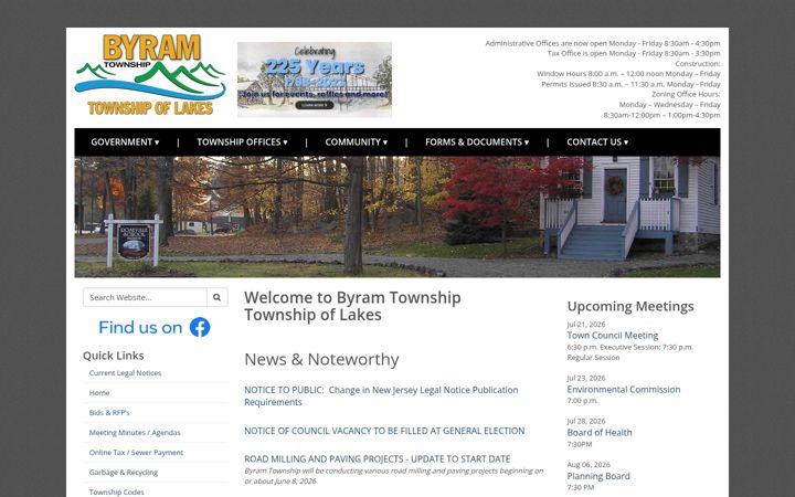 Screenshot of byramtwp.org