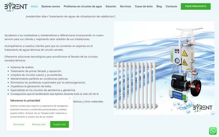 Screenshot of byrent.net