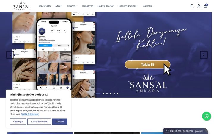 Screenshot of bysansal.com