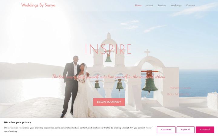 Screenshot of bysanya.com