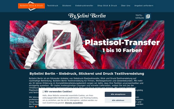 Screenshot of byselini.de