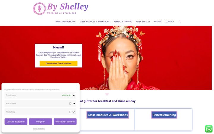 Screenshot of byshelley.nl