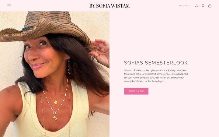 Screenshot of bysofiawistam.com