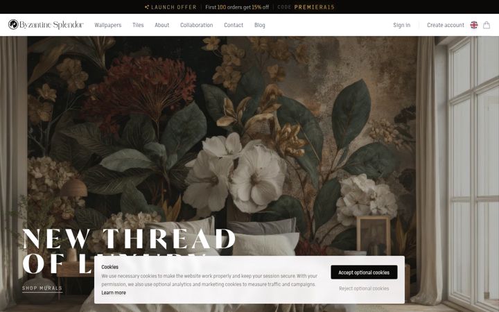 Screenshot of bysplendor.com