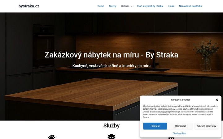 Skærmbillede af bystraka.cz