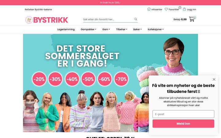 Screenshot of bystrikk.no