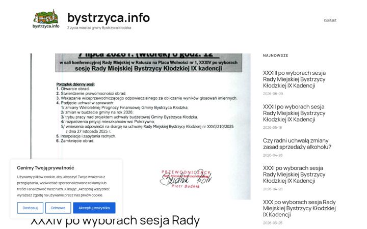 Screenshot of bystrzyca.info