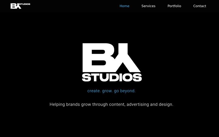 Skjermbilde av bystudios.eu