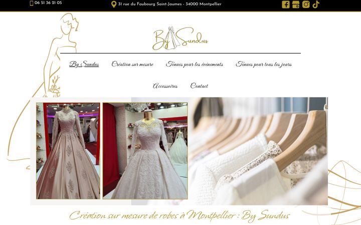 Screenshot of bysundus.com