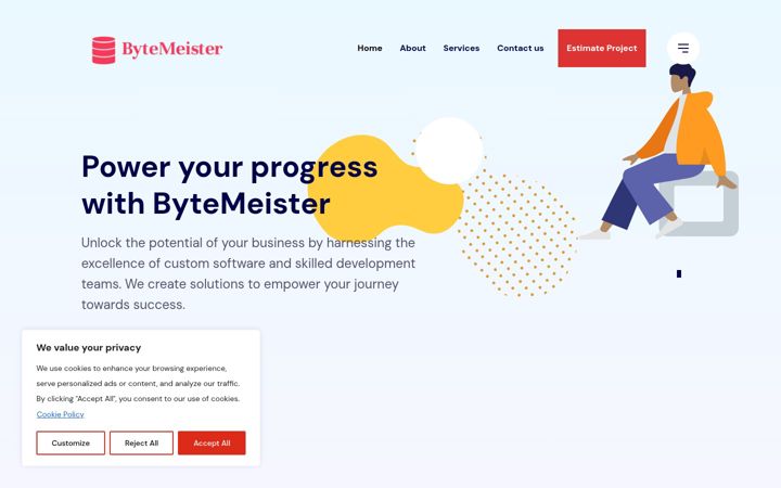Screenshot of byte-meister.com