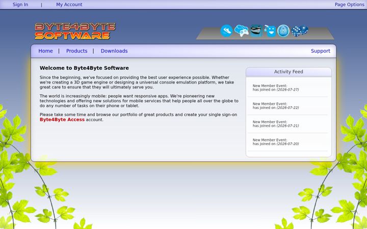 Screenshot of byte4byte.com