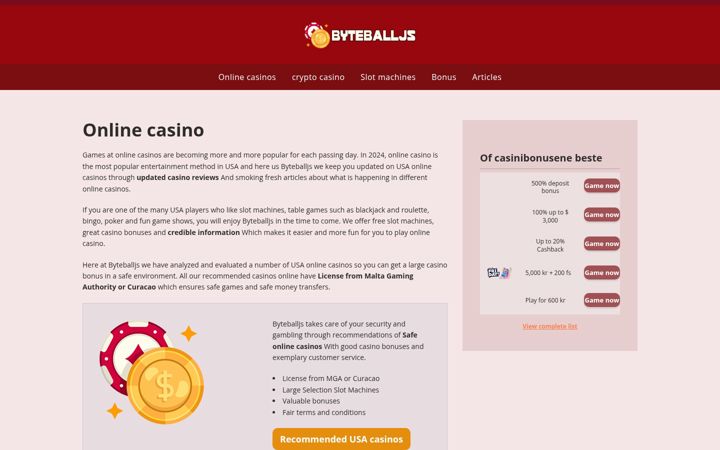 Screenshot of byteballjs.com