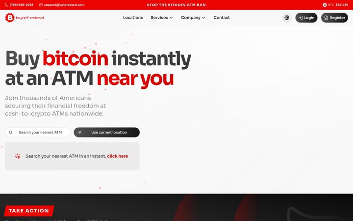 Screenshot of bytefederal.com