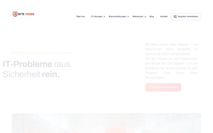Screenshot of byteheroes.de