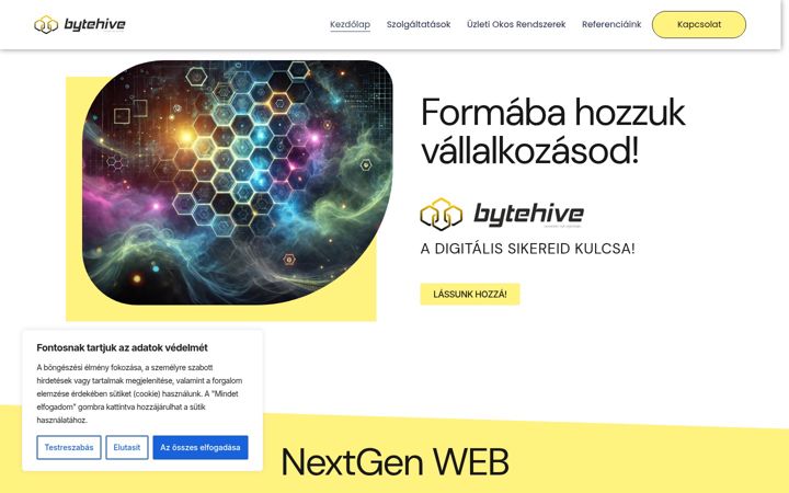 Ekrānuzņēmums no bytehive.hu