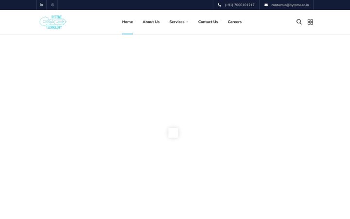 Ekrānuzņēmums no byteme.co.in