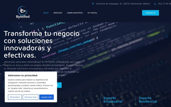 Screenshot of bytered.es