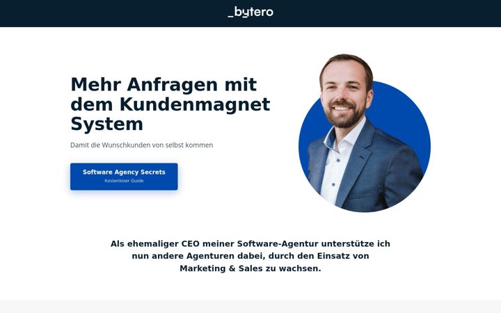 Screenshot of bytero.io
