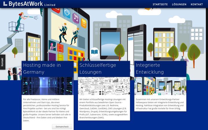 Screenshot of bytesatwork.com