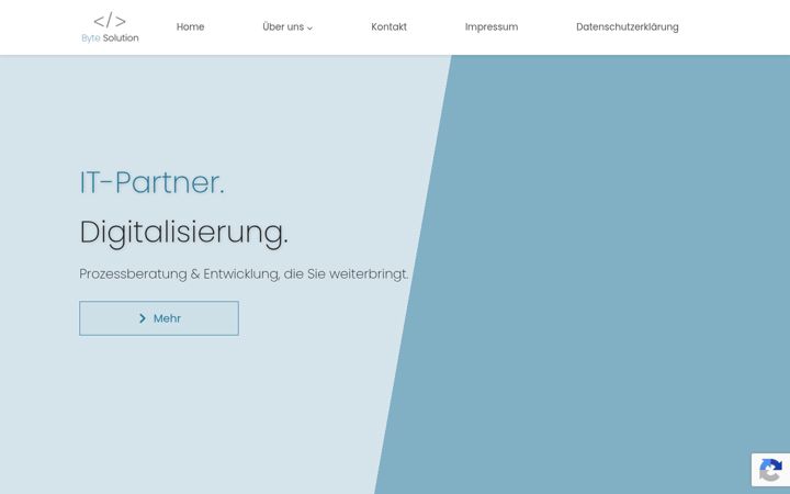 Screenshot of bytesolution.de