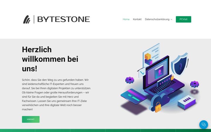 Screenshot of bytestone.de
