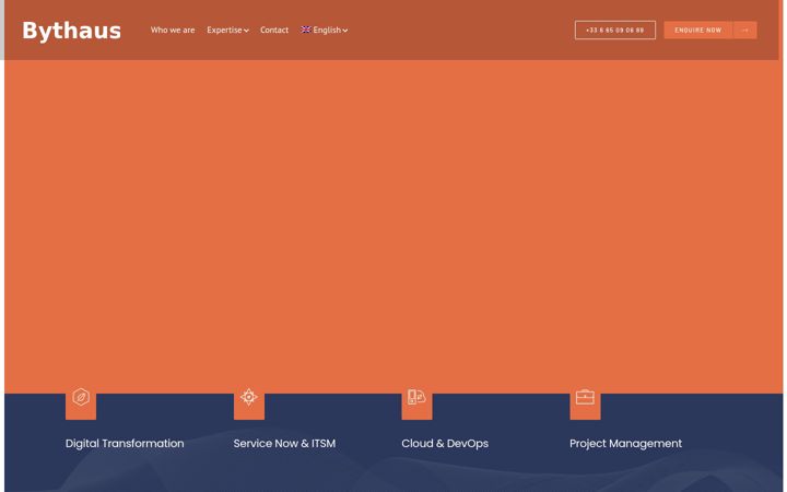 Screenshot of bythaus.com