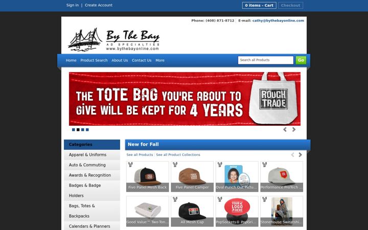 Screenshot of bythebayonline.com