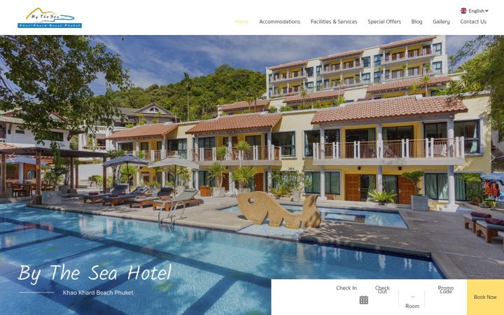 Screenshot of bytheseaphuket.com