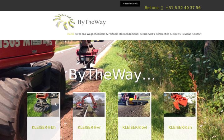 Screenshot ta' bytheway-netherlands.com