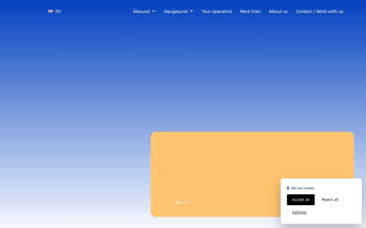 Screenshot of bytoget.no