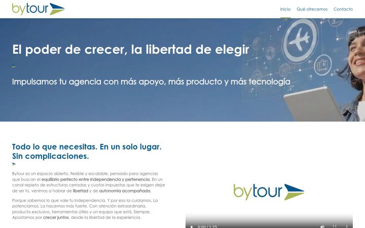 Екранна снимка на bytour.es