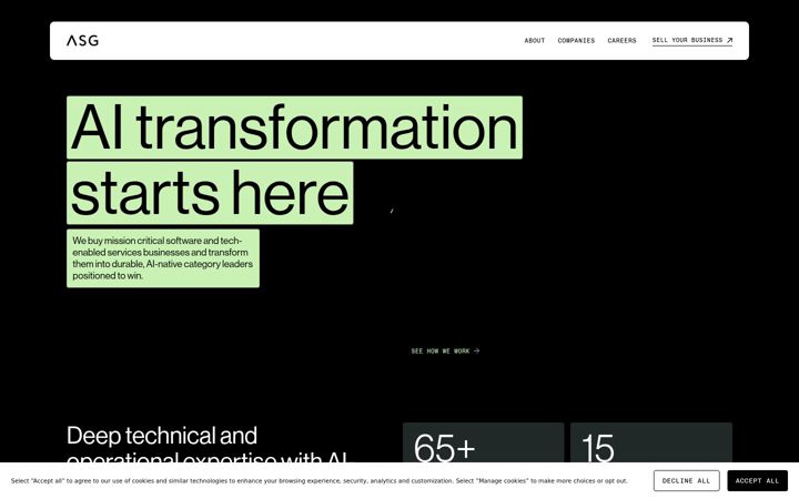 Screenshot of bytraject.com
