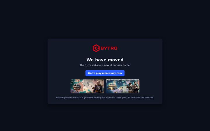 Screenshot of bytro.com