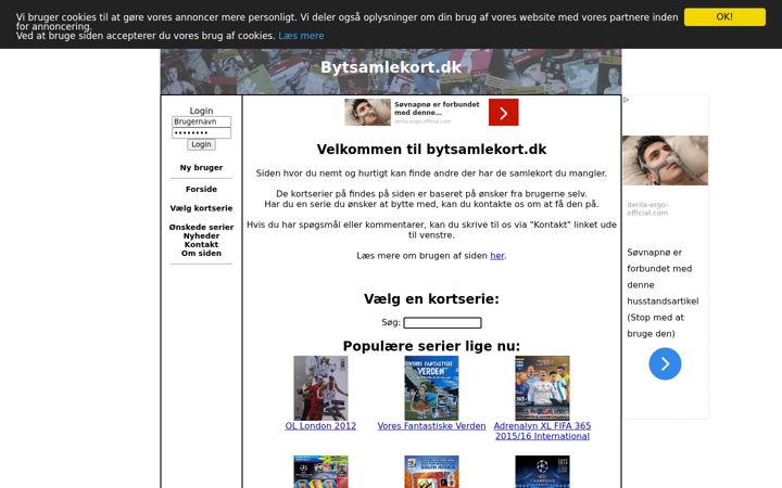 Screenshot of bytsamlekort.dk