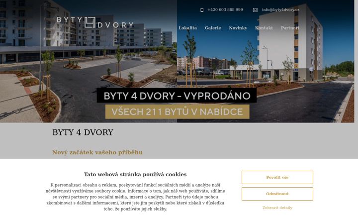 Zrzut ekranu byty4dvory.cz