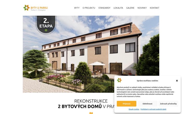 Zrzut ekranu bytycholupice.cz