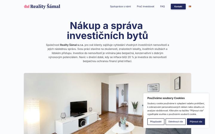 Screenshot of bytynaseveru.cz