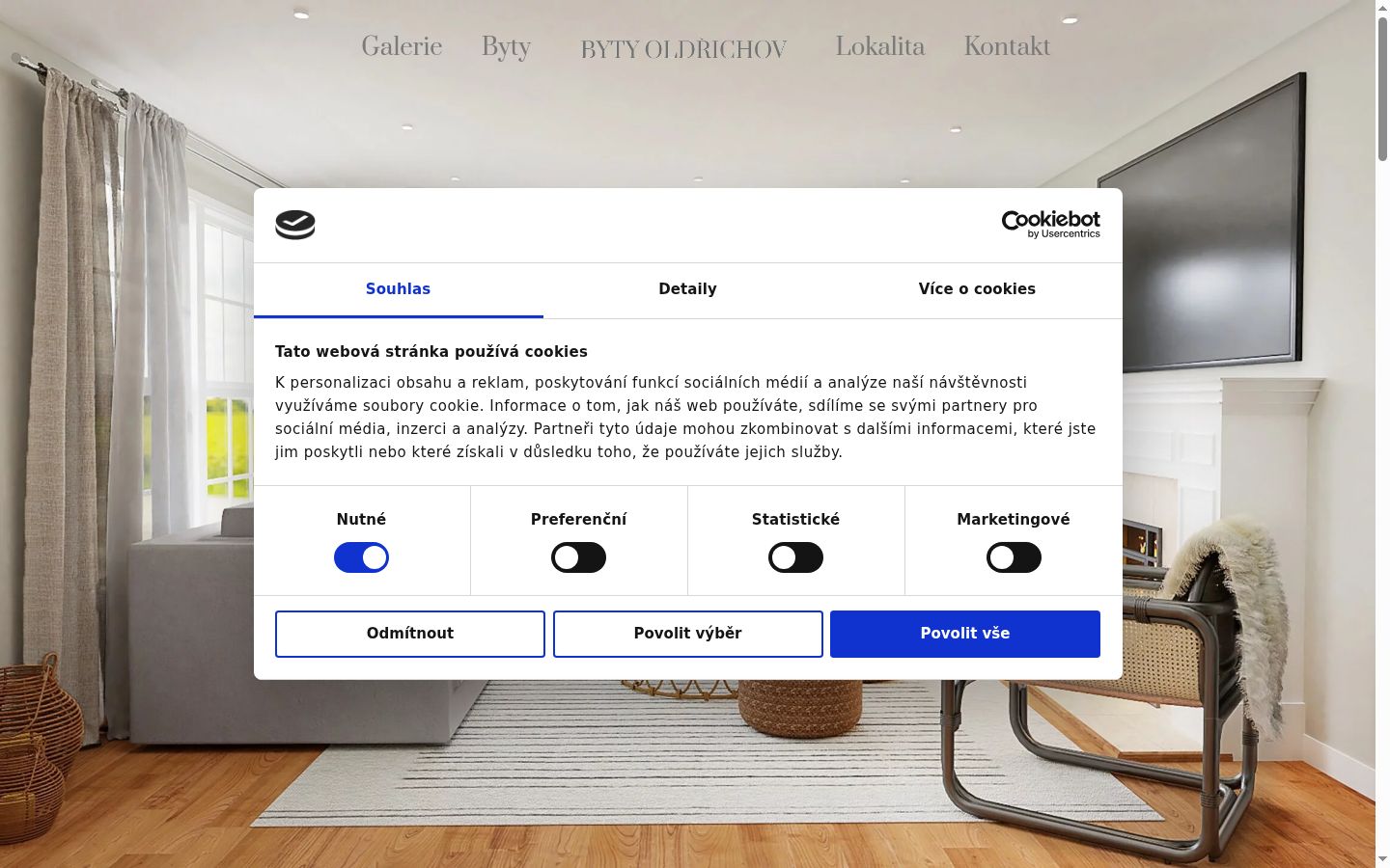 Sutikimo reklamjuostės, rodytos prieš bet kokią sąveiką, ekrano kopija
