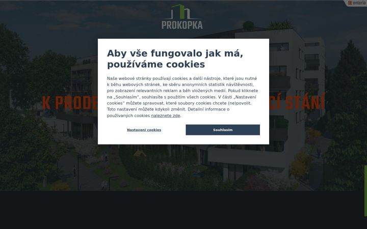 Ekrano kopija bytyprokopka.cz