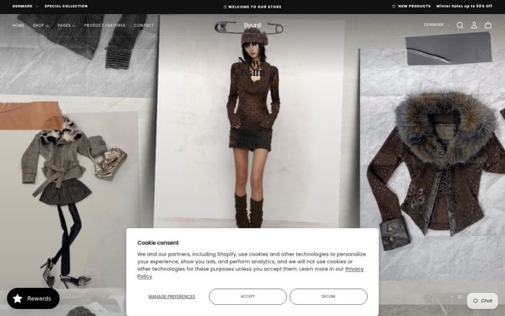 Screenshot of byunli.com