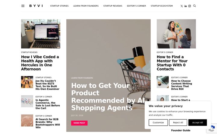 Screenshot of byvi.co