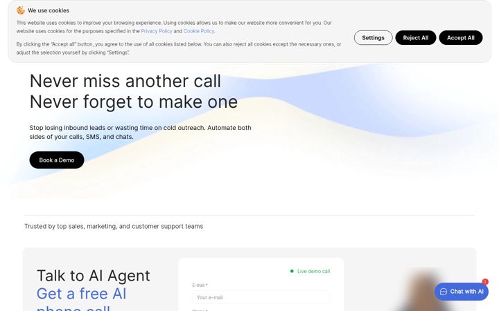 Screenshot of byvoice.io