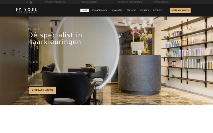 Snimka zaslona za byyoel.nl