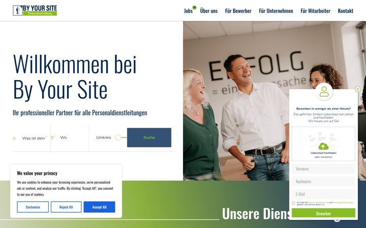 Screenshot of byyoursite.de
