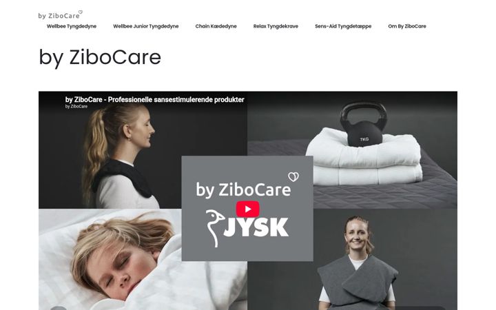 Screenshot of byzibocare.dk